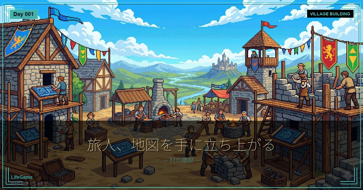 【Day 1】旅人、地図を手に立ち上がる