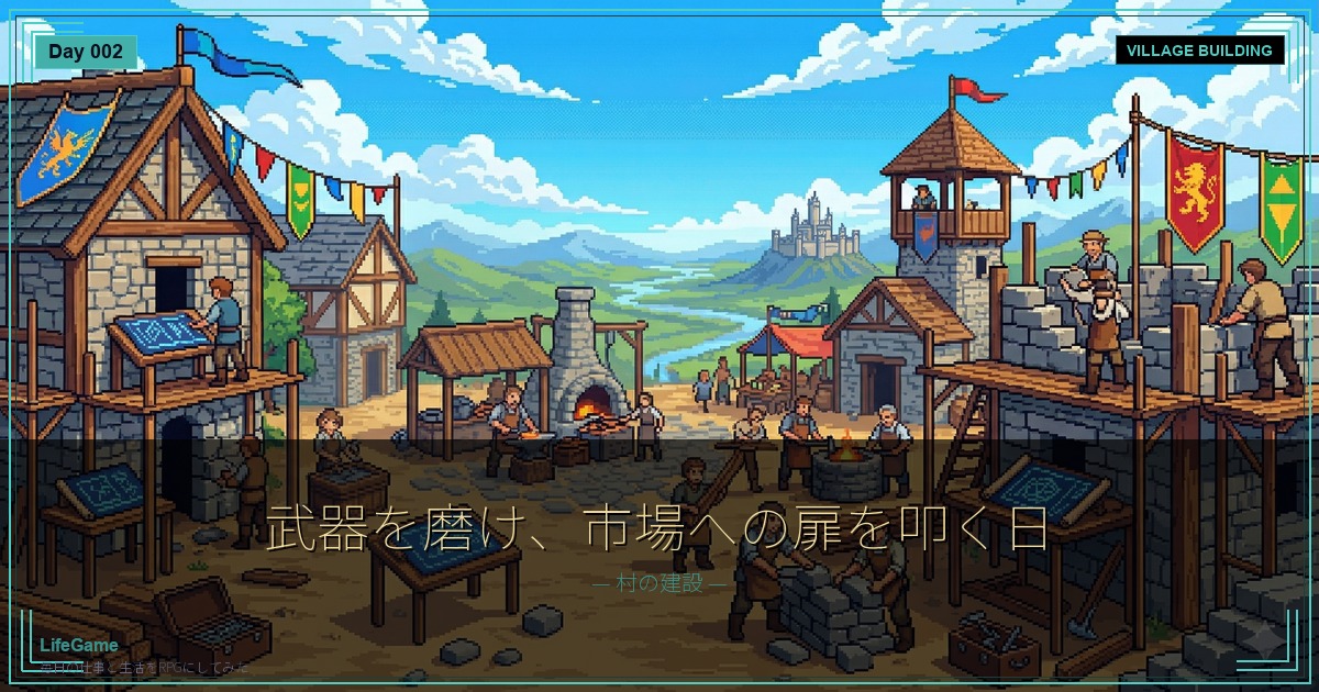 【Day 2】武器を磨け、市場への扉を叩く日