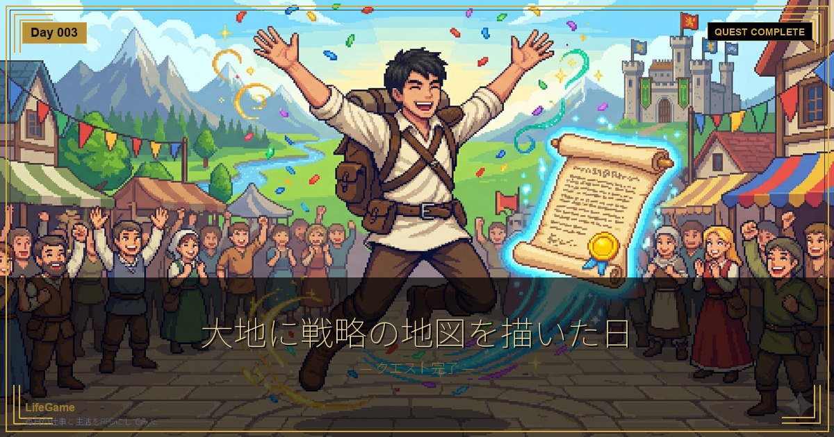 【Day 3】大地に戦略の地図を描いた日