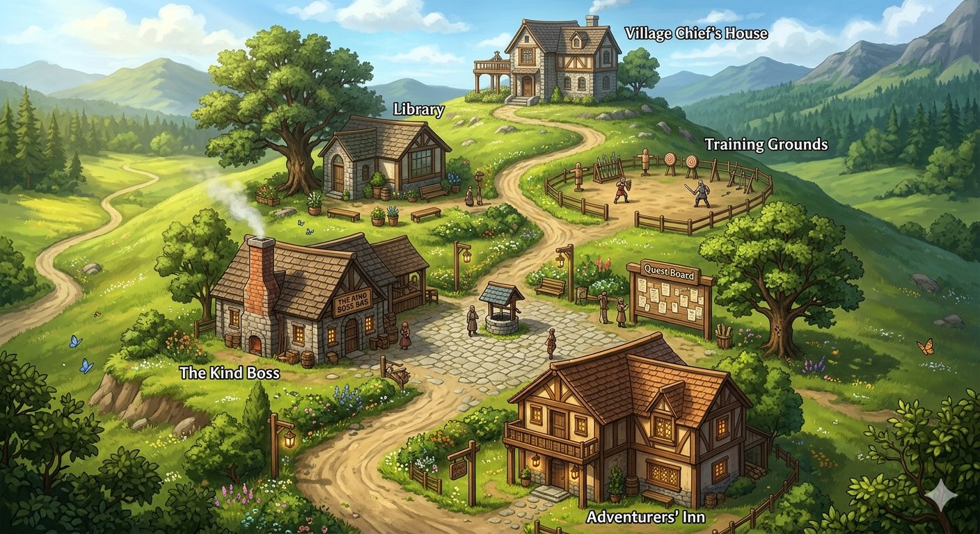 グロースブリッジ村 地図